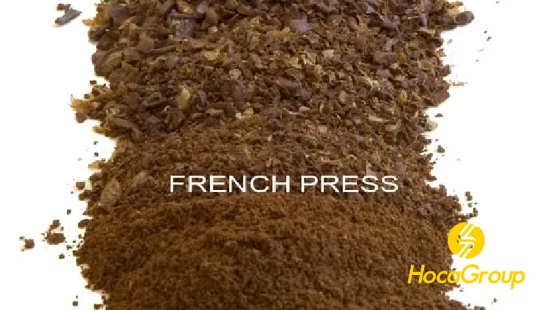 Kích thước bột cà phê khi xay pha cho French press 