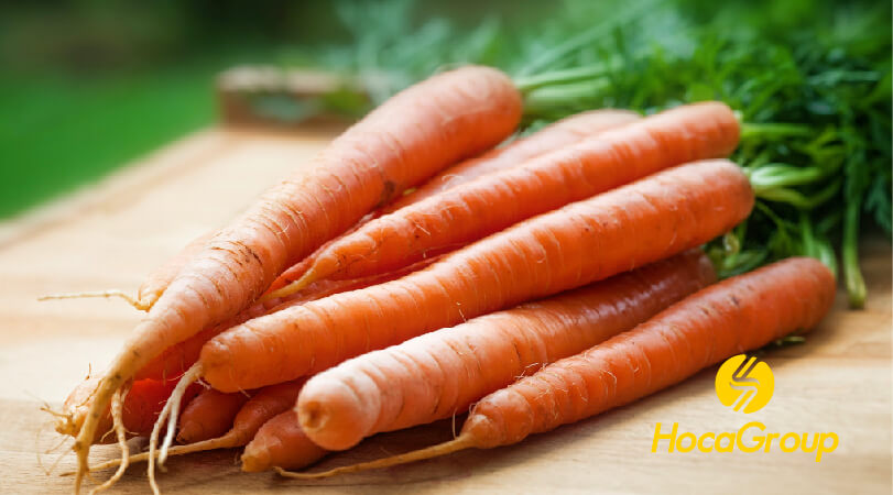 Màu cam từ củ cà rốt