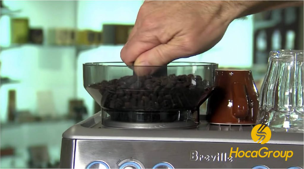 Phễu chứa cà phê hạt của breville 870