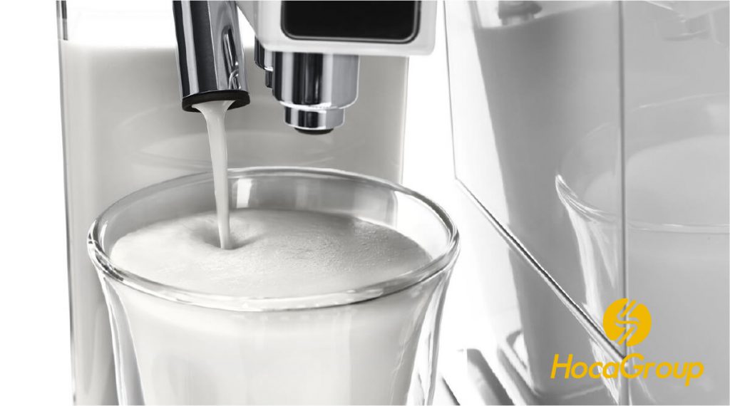 Hệ thống Latte Cream của Delonghi ECAM45.760.W