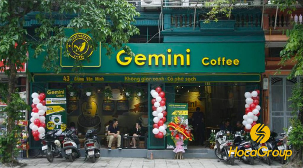 Nhượng quyền Gemini Coffee